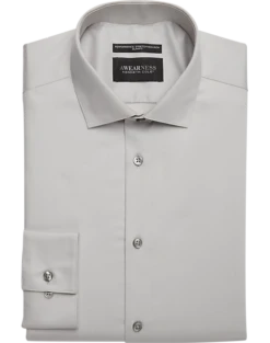 Awearness Kenneth Cole Slim Fit Performance Dress Shirt, Gray
