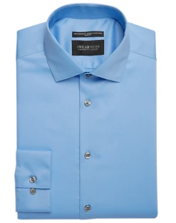 Awearness Kenneth Cole Slim Fit Performance Dress Shirt, Light Blue