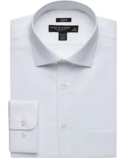 Pronto Uomo Big And Tall Classic Fit Queen's Oxford Dress Shirt, White
