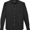 Awearness Kenneth Cole Slim Fit Spread Collar Sport Shirt, Black