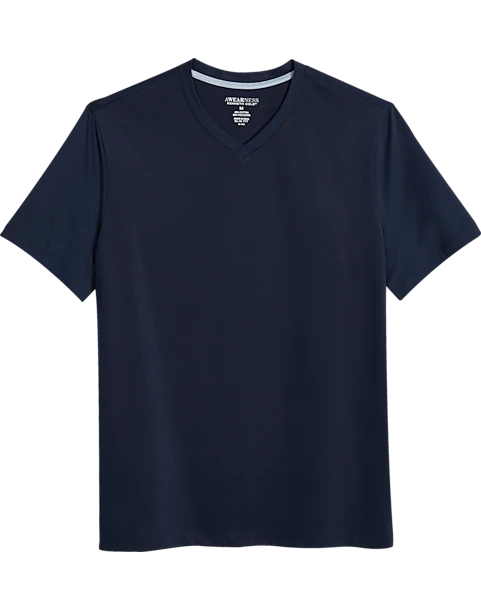 Awearness Kenneth Cole Modern Fit V-Neck T-Shirt, Navy 1 Awearness Kenneth Cole Modern Fit V-Neck T-Shirt, Navy