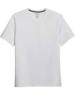 Awearness Kenneth Cole Modern Fit V-Neck T-Shirt, White