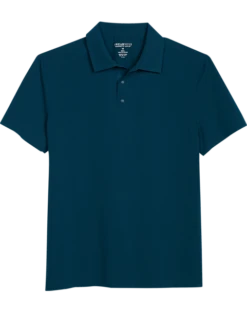 Awearness Kenneth Cole Modern Fit Welded Polo, Teal