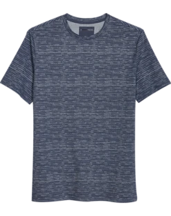 Awearness Kenneth Cole Modern Fit Crew Neck Tee, Blue Brush Strokes