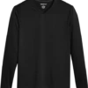 Awearness Kenneth Cole Slim Fit V-Neck Long Sleeve T-Shirt, Black