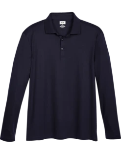 Joseph Abboud Modern Fit Luxe Cotton Polo, Navy