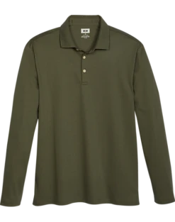 Joseph Abboud Modern Fit Luxe Cotton Polo, Olive