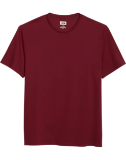 Joseph Abboud Modern Fit Luxe Cotton Jersey Knit Crew Neck T-Shirt, Brick