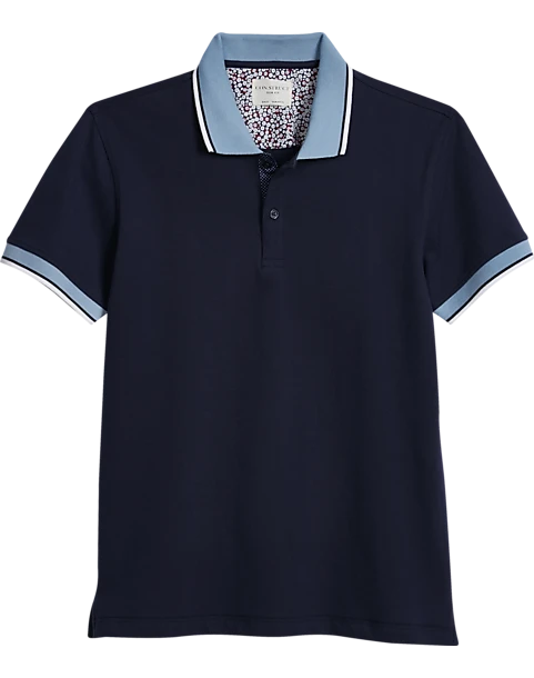 Con.Struct Four-way Stretch Modern Fit Polo, Navy 1 Con.Struct Four-way Stretch Modern Fit Polo, Navy