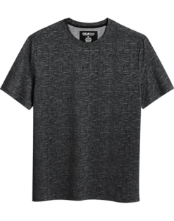 Awearness Kenneth Cole Slim Fit T-Shirt, Black Crosshatch