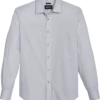 Awearness Kenneth Cole Slim Fit Spread Collar Sport Shirt, Light Blue Dot
