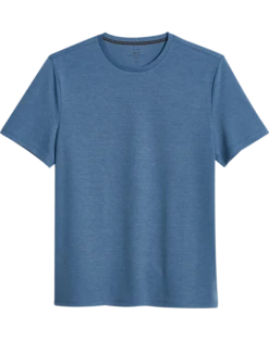 Michael Strahan Modern Fit Crew Neck T-Shirt, Medium Blue