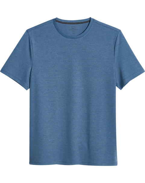 Michael Strahan Modern Fit Crew Neck T-Shirt, Medium Blue 1 Michael Strahan Modern Fit Crew Neck T-Shirt, Medium Blue