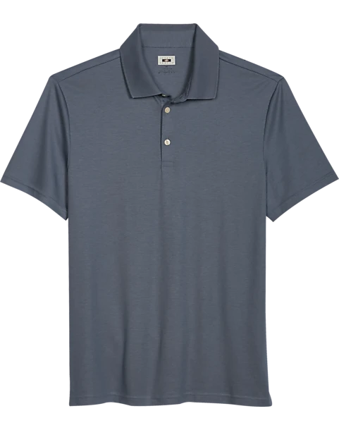 Joseph Abboud Modern Fit Luxe Cotton Polo, Slate Gray 1 Joseph Abboud Modern Fit Luxe Cotton Polo, Slate Gray