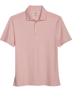 Joseph Abboud Modern Fit Luxe Cotton Polo, Light Pink