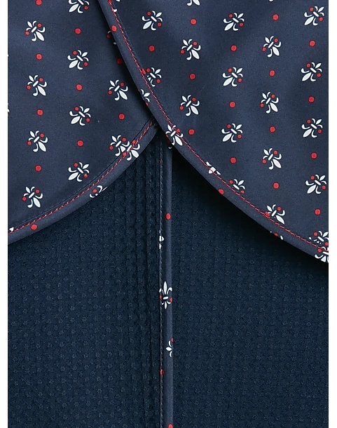 Paisley & Gray Slim Fit Soft Jacket, Navy 4 Paisley & Gray Slim Fit Soft Jacket, Navy - Image 4