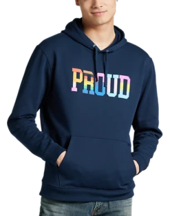 The Phluid Project Classic Fit Proud Graphic Hoodie, White