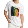 The Phluid Project Classic Fit It's Just Love Graphic Crew, White