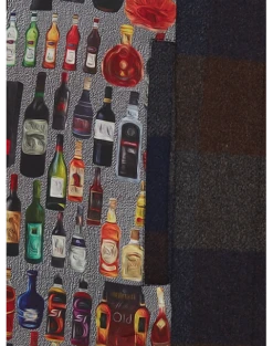 Paisley & Gray Slim Fit Topcoat, Wine Buffalo Plaid 5 Paisley & Gray Slim Fit Topcoat, Wine Buffalo Plaid -Suit Boutique Shop MW40 719K 01 PAISLEY GRAY NAVY ALT4