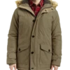 Rainforest Classic Fit Hooded Parka, Brown