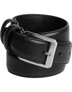 Men's Wearhouse Boys Black Leather Belt