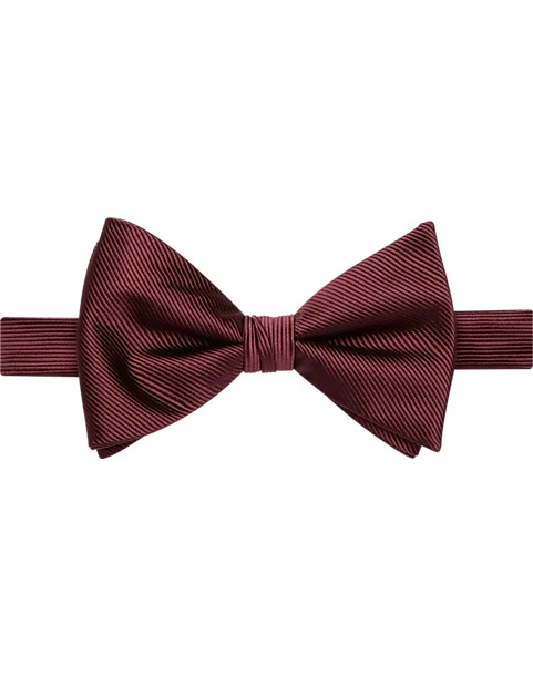 Calvin Klein Pre-Tied Bow Tie, Wine 1 Calvin Klein Pre-Tied Bow Tie, Wine