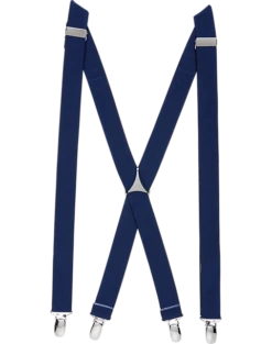 Egara Burgundy Clip Suspenders