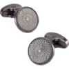 Joseph Abboud Gunmetal Circle Cufflinks