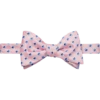 Calvin Klein Pink & Blue Check Pre-Tied Bow Tie