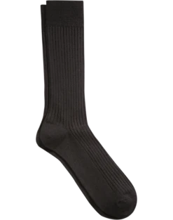 Joseph Abboud Soft Socks Black Ribbed Socks, 1 Pair