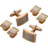 Pronto Uomo Cufflinks & Studs Set, Gold & Silver