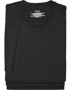 Calvin Klein Crew Neck T-Shirt, 3-Pack, Black