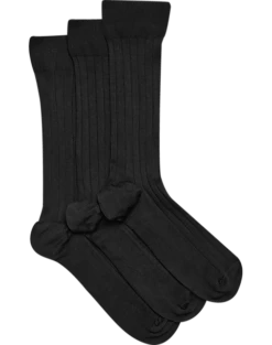 Jos. A. Bank Socks 3-Pack, Black