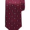 Pronto Uomo Narrow Tie, Burgundy Box Square