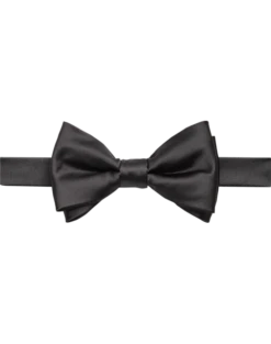 Egara Pre-Tied Formal Bow Tie, Charcoal