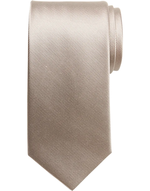 Jos. A. Bank Traveler Collection Narrow Tie, Light Tan 1 Jos. A. Bank Traveler Collection Narrow Tie, Light Tan