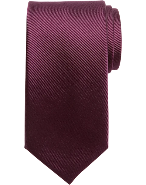 Jos. A. Bank Traveler Collection Narrow Tie, Wine 1 Jos. A. Bank Traveler Collection Narrow Tie, Wine