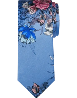 Pronto Uomo Narrow Tie, Blue