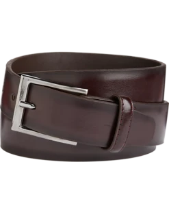 Florsheim Francisco Leather Belt, Burgundy