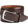 Johnston & Murphy Feather Edge Belt, Burgundy