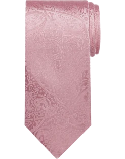 Pronto Uomo Narrow Tie, Tonal Pink Paisley
