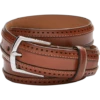 Cole Haan Perforated Edge Belt, British Tan
