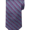 Pronto Uomo Narrow Tie, Purple & Blue Stripe
