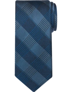 Calvin Klein Narrow Tie, Juniper Tonal Plaid
