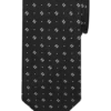 Calvin Klein Narrow Tie, Carbon Dot And Dash