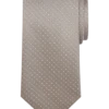 Calvin Klein Narrow Tie, Taupe Pin Dot