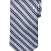 Awearness Kenneth Cole Narrow Tie, Silver Stripe
