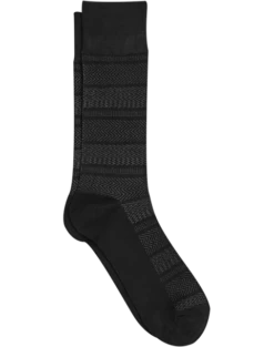 Egara Socks, Black Patterned