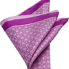 Pronto Uomo Pocket Square, Lavender Square And Dot