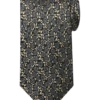 Pronto Uomo Narrow Tie, Black Floral